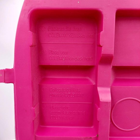 Coleman Ice World 2000 Cooler Vintage Pink Fuchsia - Picture 11 of 14